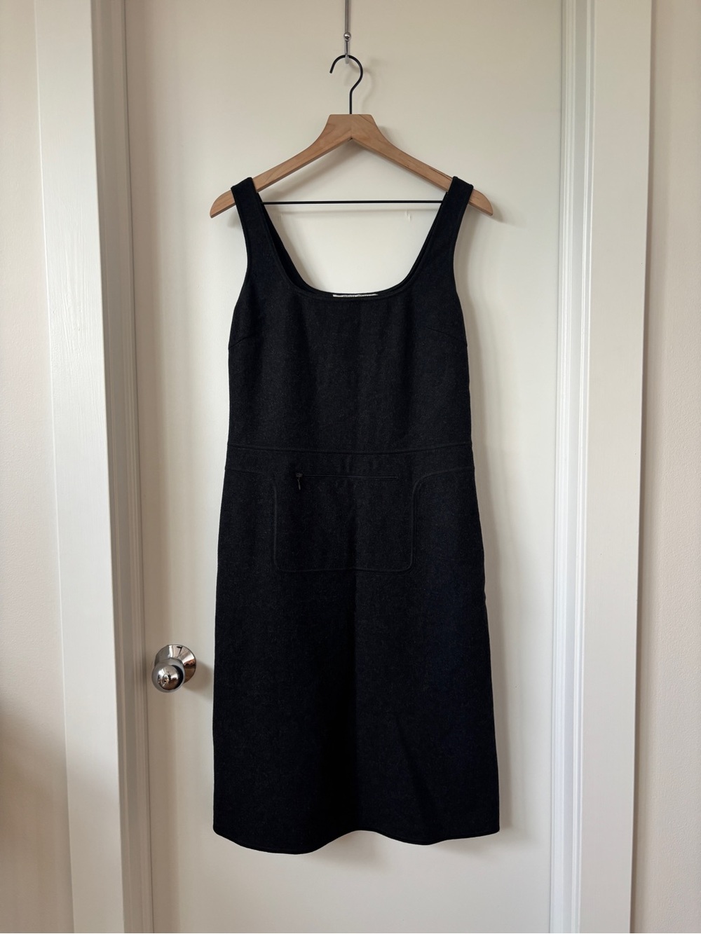 Dark Grey Wool Miu Miu Dress